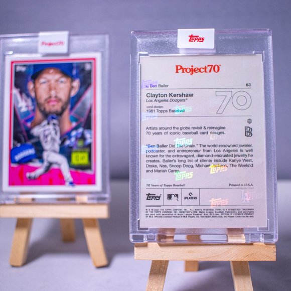 Topps Project70® Card 63 - 1981 Clayton Kershaw by Ben Baller - Picture 2 of 2
